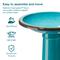 Glitzhome® 21.5" Faux Ceramic Tall Pedestal Birdbath